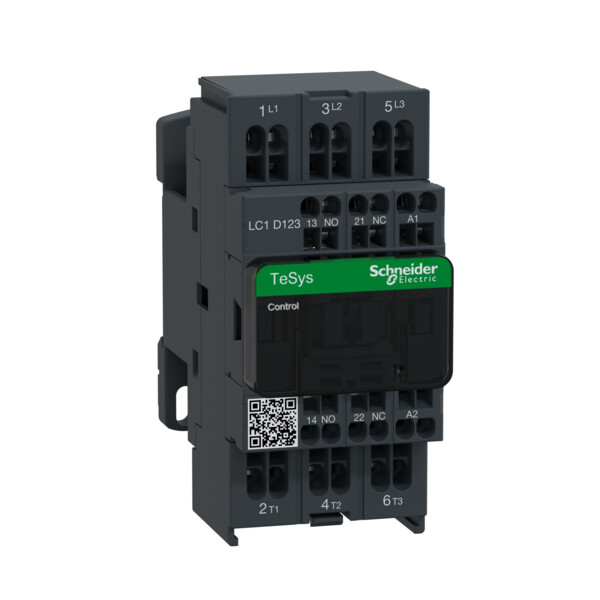 Schneider Electric Contacteur Cont 12A 1F Plus 1O 120V Ress. - Schneider Electric - LC1D123G7