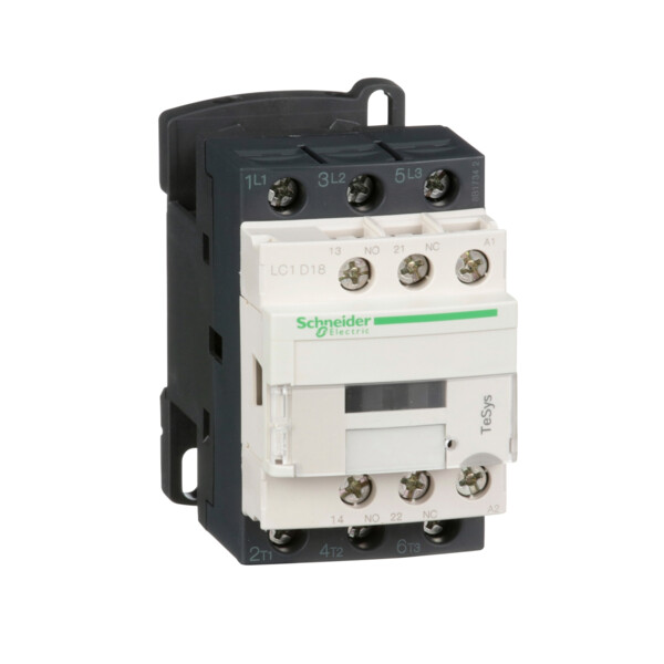 Schneider Electric Contacteur Cont 18A 1F Plus 1O 480V 50 60 - Schneider Electric - LC1D18T7
