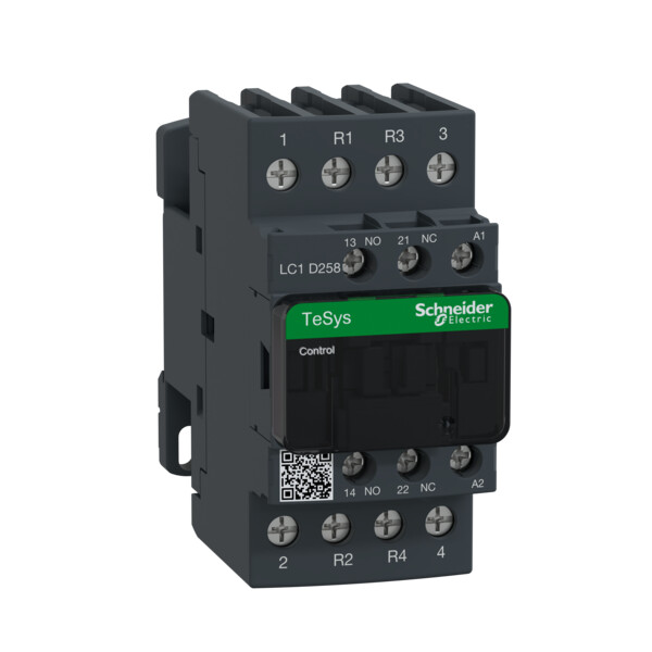 Schneider Electric Contacteur Tesys Lc1D 4P (2F Plus 2O) Ac1 440V 40 A Bobine 220 V Ca - Schneider Electric - LC1D258M7
