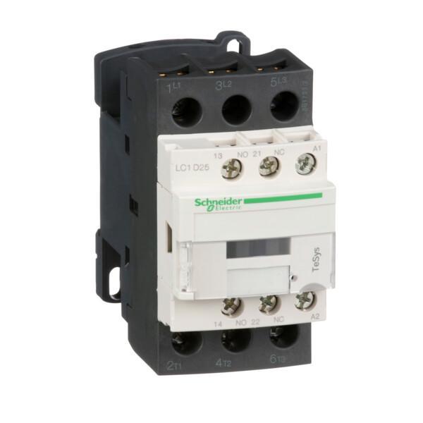 Schneider Electric Contacteur Cont 25A 1F Plus 1O 120V 50-60 - Schneider Electric - LC1D25G7