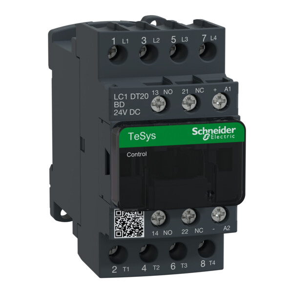 Schneider Electric Contacteur Tesys Lc1D 4P Ac1 440V 20 A Bobine 24 V Cc - Schneider Electric - LC1DT20BD