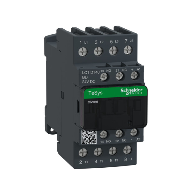 Schneider Electric Contacteur Tesys Lc1D 4P Ac1 440V 40 A Bobine 24 V Cc - Schneider Electric - LC1DT40BD