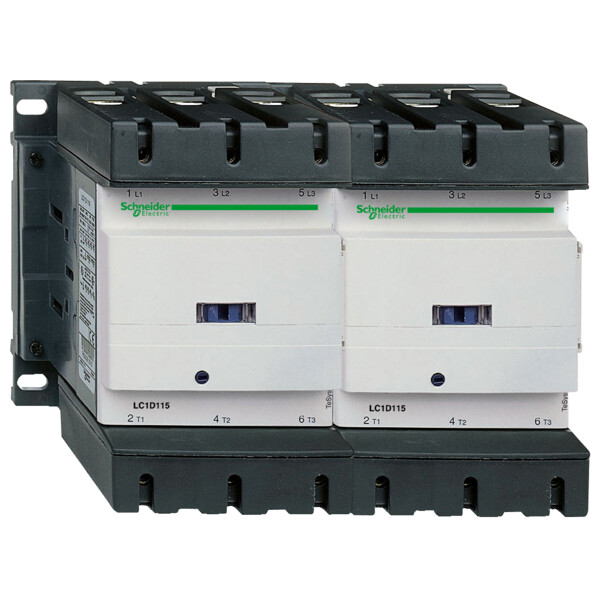 Schneider Electric Contacteur Inverseur Tesys Lc2D 3P Ac3 440V 115 A Bobine 230 V Ca - Schneider Electric - LC2D115P7