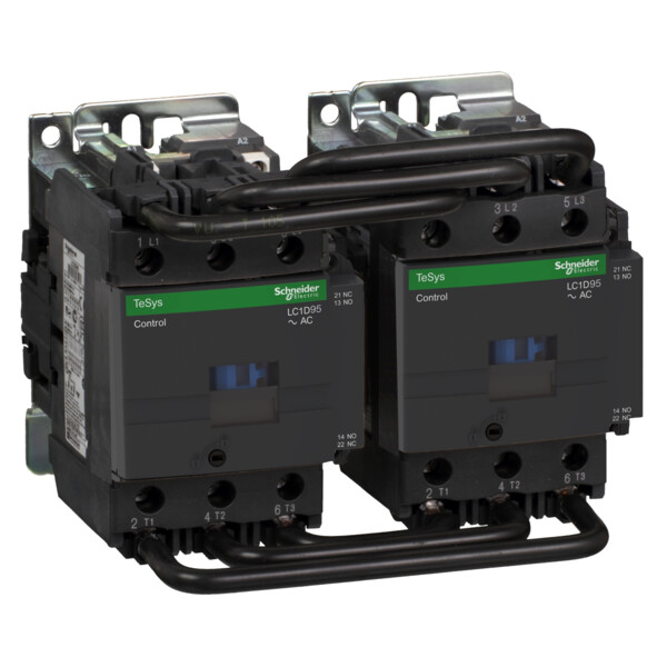 Schneider Electric Contacteur Inverseur Tesys Lc2D 3P Ac3 440V 95 A Bobine 24 V Ca - Schneider Electric - LC2D95B7