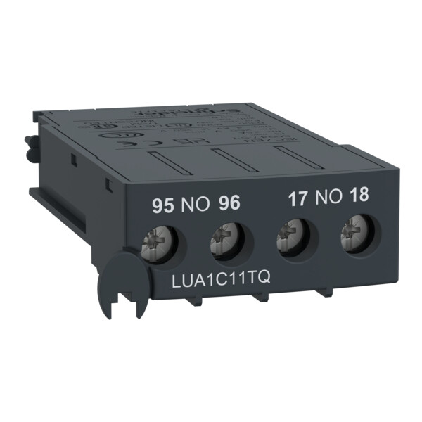 BLOC DE CONTACTS ADDITIONNELS LUA 1O PLUS 1F - Schneider Electric - LUA1C11TQ