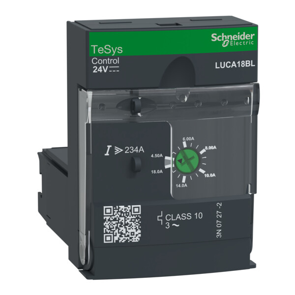 UNITE 4,5-18A 24V DC      CTRL STANDARD CL 10 - Schneider Electric - LUCA18BL
