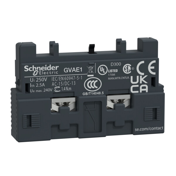 Schneider Electric Contacteur Auxiliaire 1 F Et 1 O - Schneider Electric - GVAE1