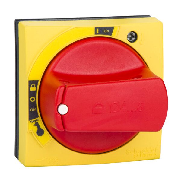 Poignee Rouge Ip65 Avec A Daptateur Court - Schneider Electric - GVAPR65S