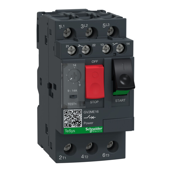 Schneider Electric Disjoncteur Disj.Mot.9-14 Plus Add - Schneider Electric - GV2ME16AE11TQ