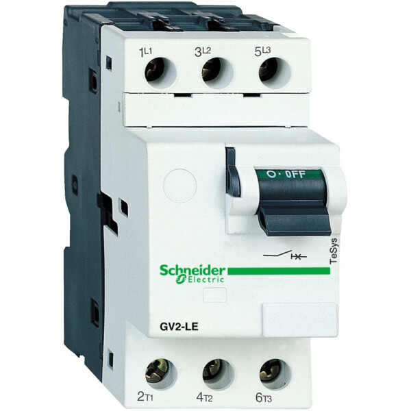 Schneider Electric Disjoncteur Moteur Gv2Le 0,4 A 3P 3D Déclencheur Magnétique - Schneider Electric - GV2LE03