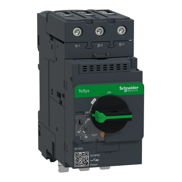 Schneider Electric Disjoncteurs Moteurs Gv3 40A avec Un Seul Bornier Everlink - Schneider Electric - GV3P401