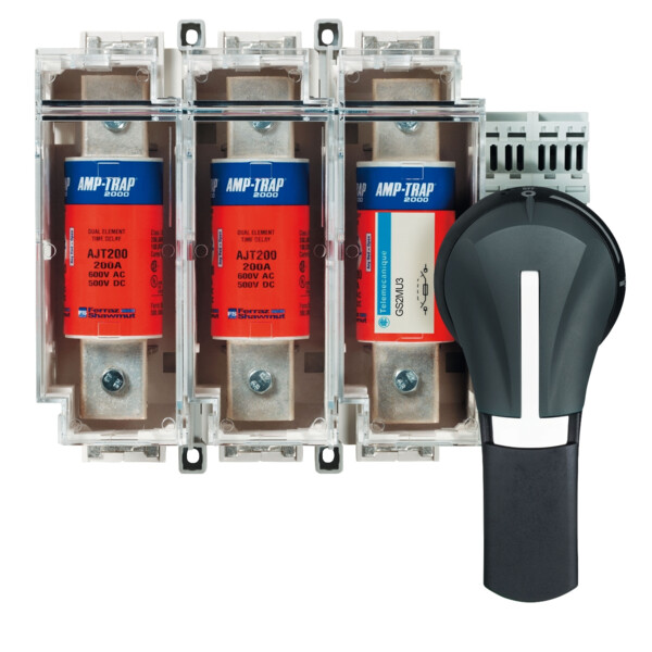 Schneider Electric Poignée externe Front 100..400A 3R,12 Noire - Schneider Electric - GS2AH130