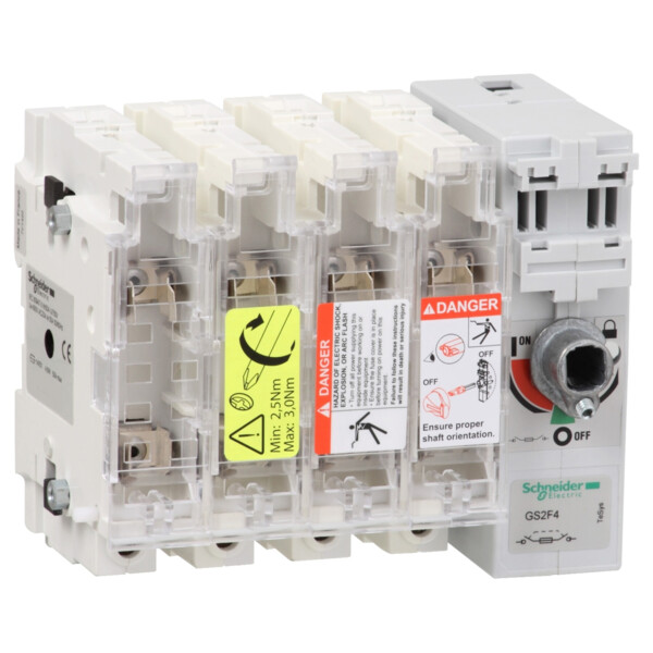 Schneider Electric Interrupteur sectionneur Fusible 4X 50A 14X51 - Schneider Electric - GS2F4