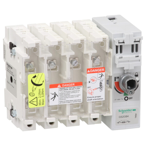 Schneider Electric Interrupteur sectionneur Fusible 4X 63A A2-A3 - Schneider Electric - GS2GB4