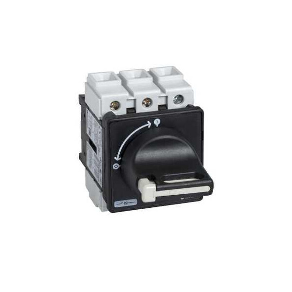 interrupteursectionneur VBF 3P 690 V 20 A poignée noire cadenassable - Schneider Electric - VBF01