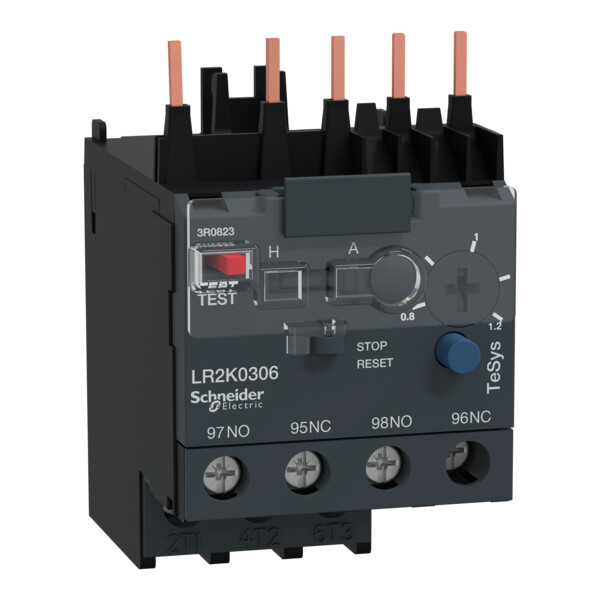 Schneider Electric Relais de Protection Thermique Moteur 0,8 à 1,2 A Classe 10A - Schneider Electric - LR2K0306