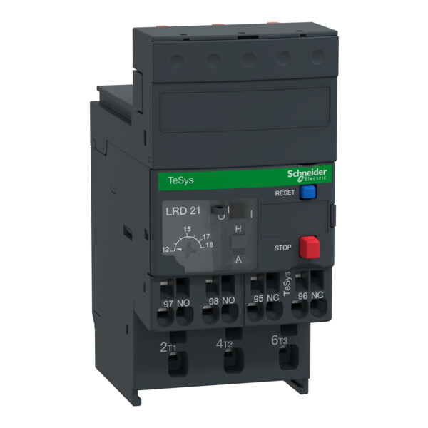 Schneider Electric Relais de Protection Thermique Moteur Tesys 12 à 18 A Classe 10A - Schneider Electric - LRD213
