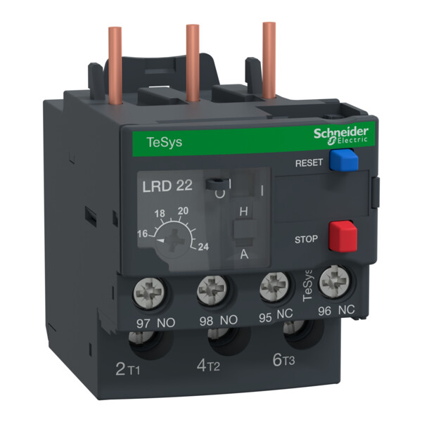 Relais de Protection Thermique 16 à 24 A Classe 10A TeSys LRD Schneider - Schneider Electric - LRD226