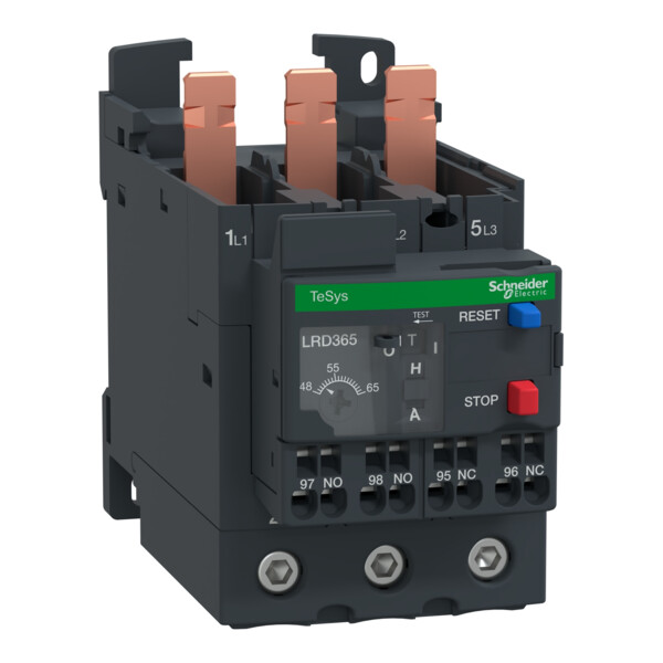 Schneider Electric Relais de Protection Thermique 48-65A Classe 10A, Everlink Et Controle Ressort - Schneider Electric - LRD3653