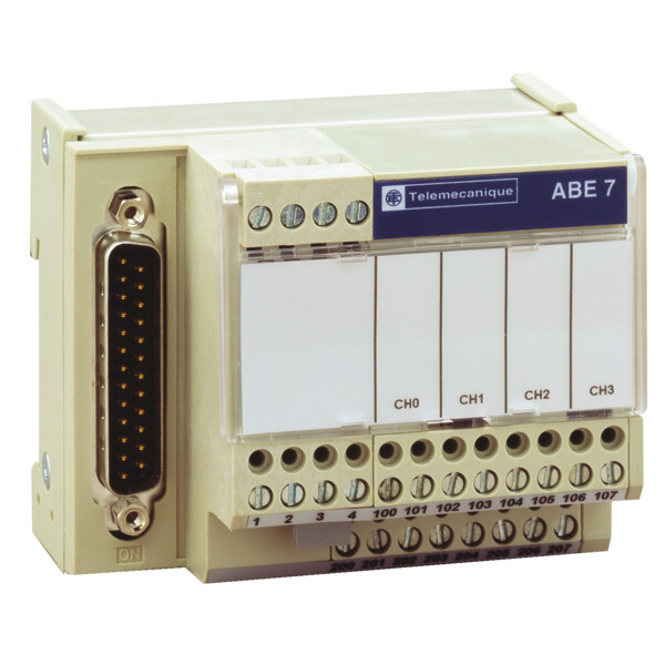 Schneider Electric Embase Analog. 4V Sub-D25Pts - Schneider Electric - ABE7CPA21