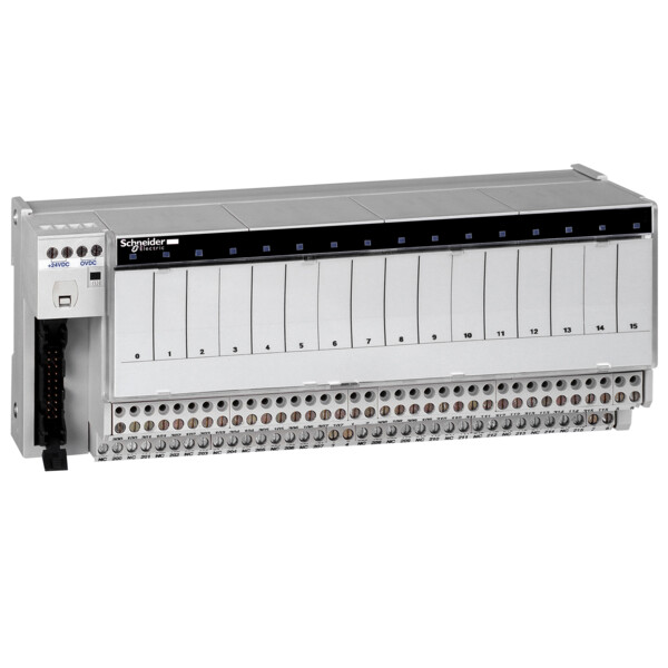 Schneider Electric Embase Rel Em Deb 1T 2Com/8V - Schneider Electric - ABE7R16T212