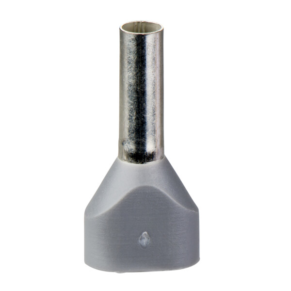 Schneider Electric Embout de câblage Double Surmoulé Format Moyen 2,5 Mm² Gris - Schneider Electric - AZ5DE025