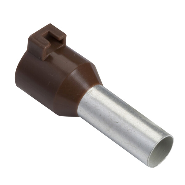 Schneider Electric Embout de câblage pour Porte-repères Format Moyen 10 Mm² Brun - Schneider Electric - DZ5CA102