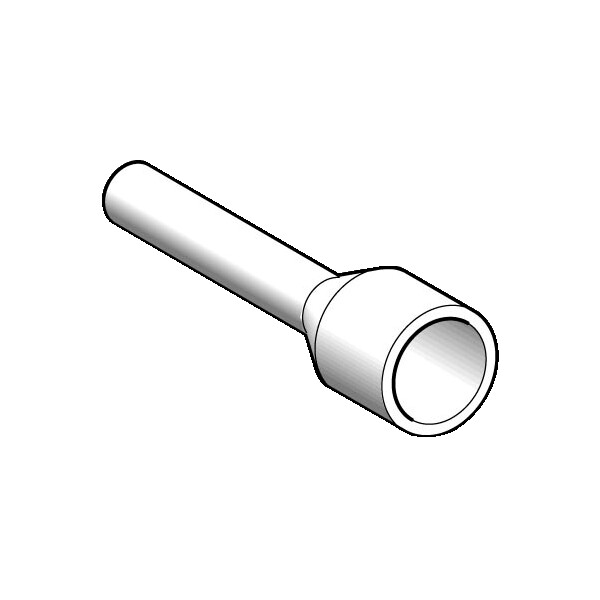 Schneider Electric Embout de câblage Surmoulé Format Moyen 1,5 Mm² Noir - Schneider Electric - DZ5CE015D