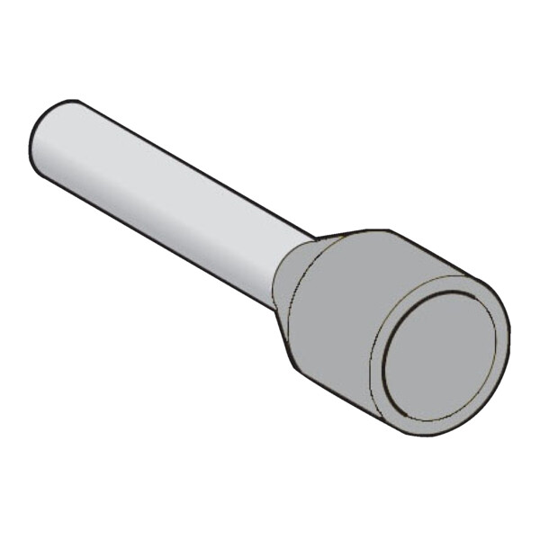 Schneider Electric Embout de câblage Surmoulé Format Moyen 4 Mm² Gris - Schneider Electric - DZ5CE042D