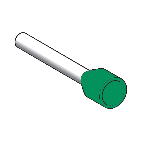 Schneider Electric Embout de câblage Format Long 6 Mm² Vert - Schneider Electric - DZ5CE063