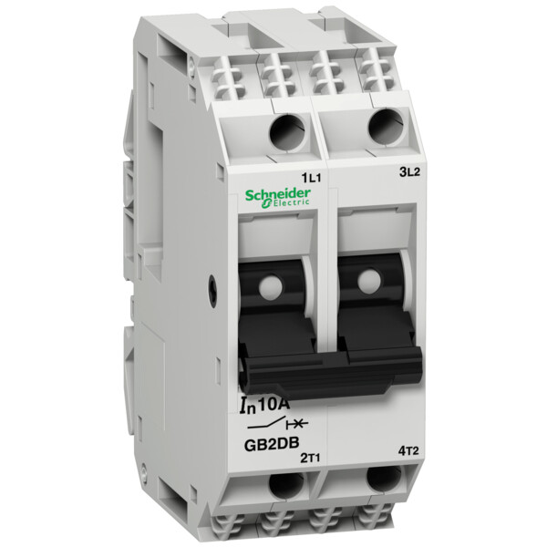Schneider Electric Disjoncteur pour Circuit de Contrôle Gb2Db 2 A 2P 2D - Schneider Electric - GB2DB07