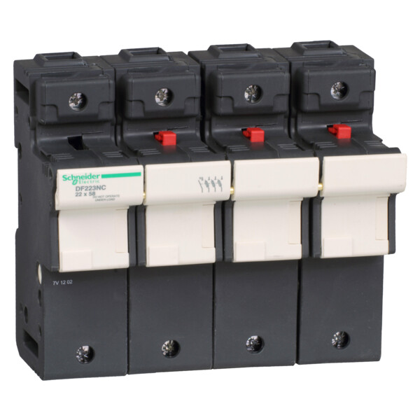 PORTE-FUS 3P/N 125A POUR FUSIBLE 22 X 58 MM - Schneider Electric - DF223NC