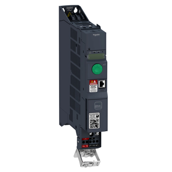 Altivar machine - variateur - 0,37kw - 200/240v mono - book - cem - ip21 - Schneider Electric - ATV320U04M2B