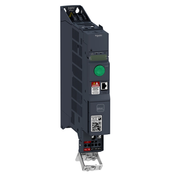 Altivar machine - variateur - 0,37kw - 200/240v mono - book - cem - ip21 - Schneider Electric - ATV320U04M2B
