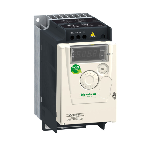 Schneider Electric Atv12 0.75Kw 240V 3Ph 1Hp Radiateur Tb - Schneider Electric - ATV12H075M3