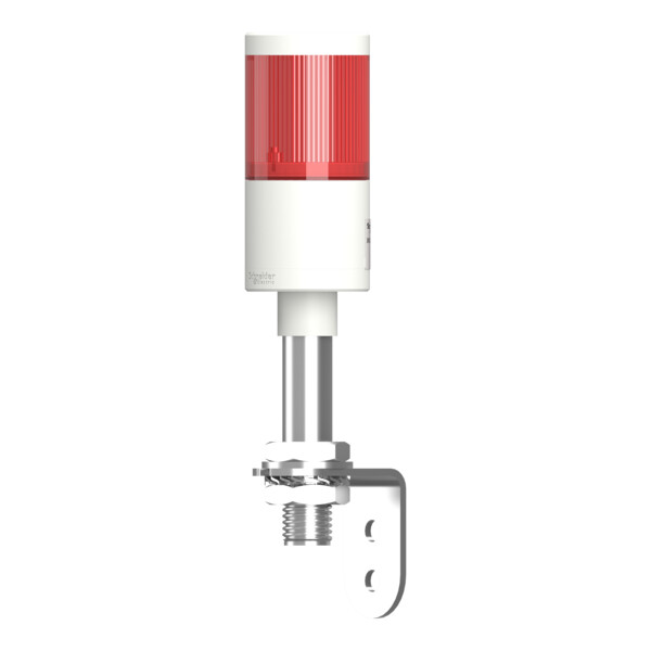 Harmony XVGK - Colonne monolithique -  Ø50 -  fixe rouge - 24V - equerre - Schneider Electric - XVGKB1A