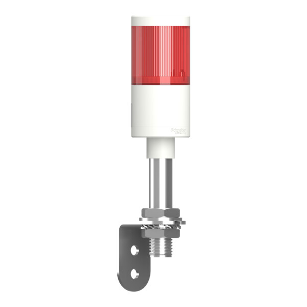 Harmony XVGK - Colonne monolithique -  Ø50 -  fixe rouge - 24V - equerre - Schneider Electric - XVGKB1A