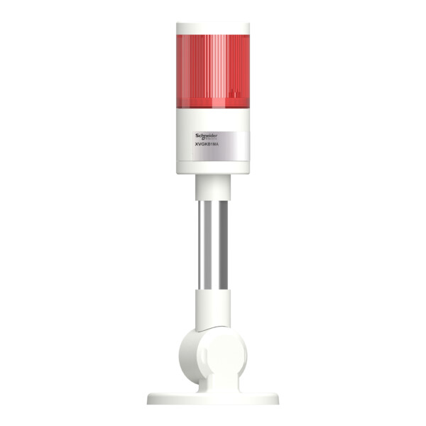 Harmony XVGK - Colonne monolithique -  Ø50 - fixe rouge - 24V - inclinable - Schneider Electric - XVGKB1MA