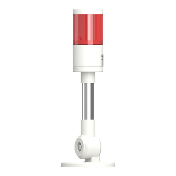 Harmony XVGK - Colonne monolithique -  Ø50 - fixe rouge - 24V - inclinable - Schneider Electric - XVGKB1MA