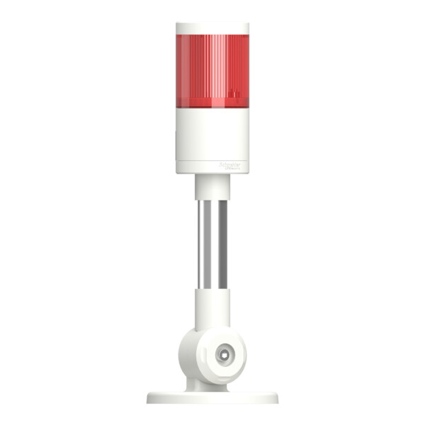 Harmony XVGK - Colonne monolithique -  Ø50 - fixe rouge - 24V - inclinable - Schneider Electric - XVGKB1MA