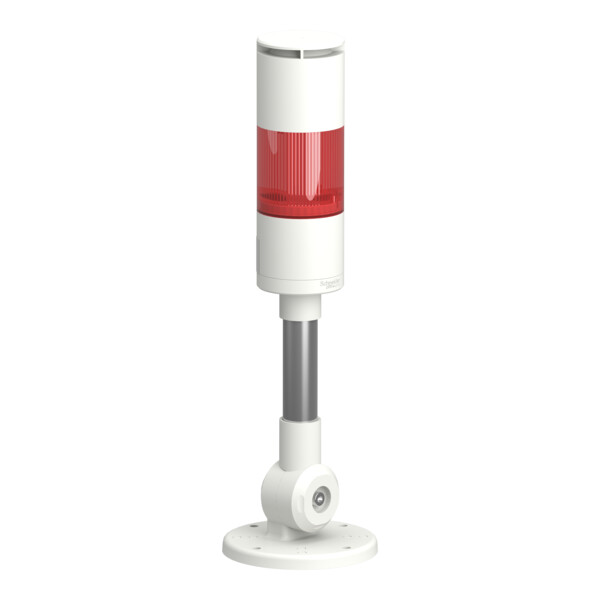 Harmony XVGK - Colonne monolithique - fixe rouge - 24V - buzzer - inclinable - Schneider Electric - XVGKB1SMA