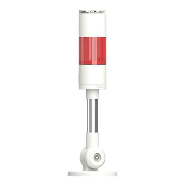 Harmony XVGK - Colonne monolithique - flash rouge - 24V - buzzer - inclinable - Schneider Electric - XVGKB1SMFA