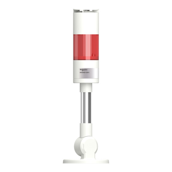 Harmony XVGK - Colonne monolithique - flash rouge - 24V - buzzer - inclinable - Schneider Electric - XVGKB1SMFA