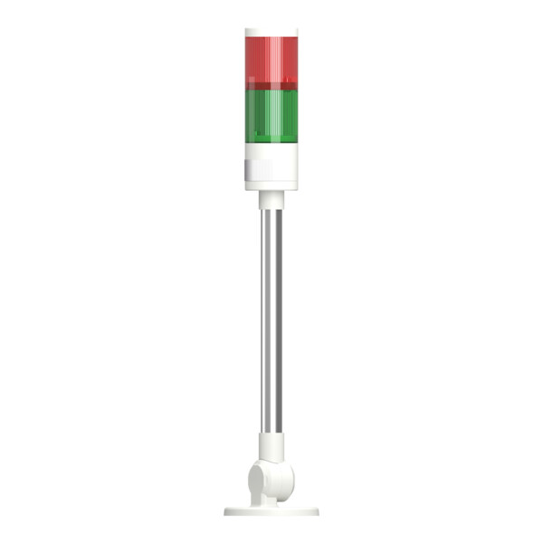 Harmony XVGK - Colonne monolithique - Ø50 - fixe rouge/vert - 24V - inclinable - Schneider Electric - XVGKB2M
