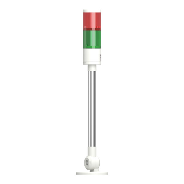 Harmony XVGK - Colonne monolithique - Ø50 - fixe rouge/vert - 24V - inclinable - Schneider Electric - XVGKB2M