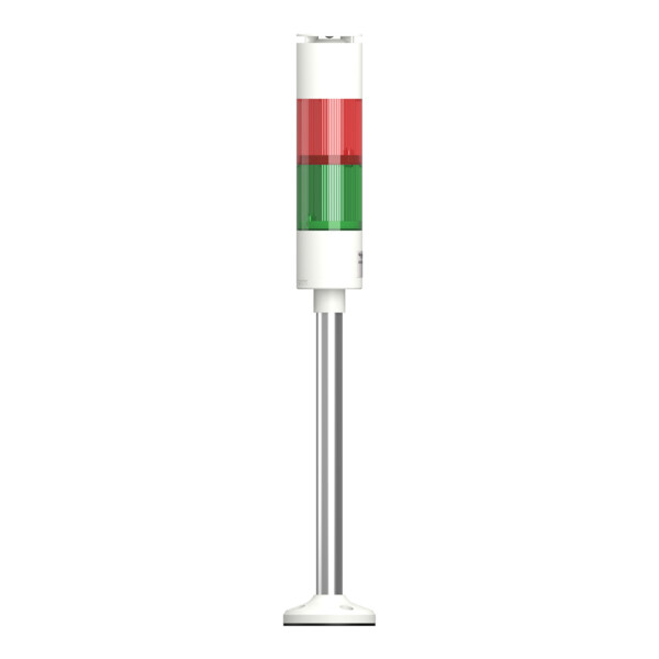 Harmony XVGK - Colonne monolithique - Ø50 - fixe R/V - 24V - buzzer - socle - Schneider Electric - XVGKB2SH