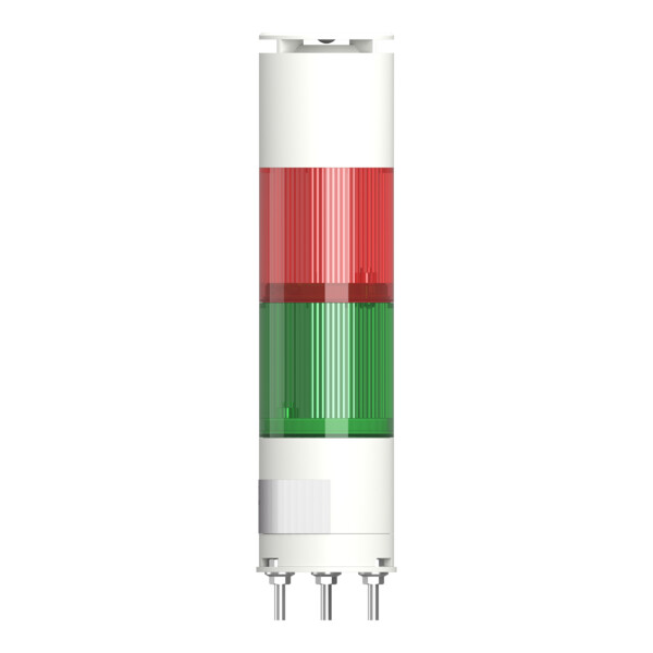 Harmony XVGK - Colonne monolithique - fixe R/V - 24V - buzzer - embase 3 broches - Schneider Electric - XVGKB2SW