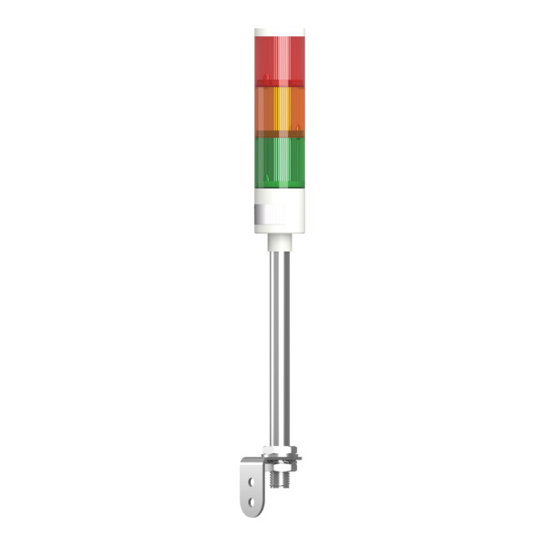 Harmony XVGK - Colonne monolithique - Ø50 - fixe R/O/V - 24V - equerre - Schneider Electric - XVGKB3
