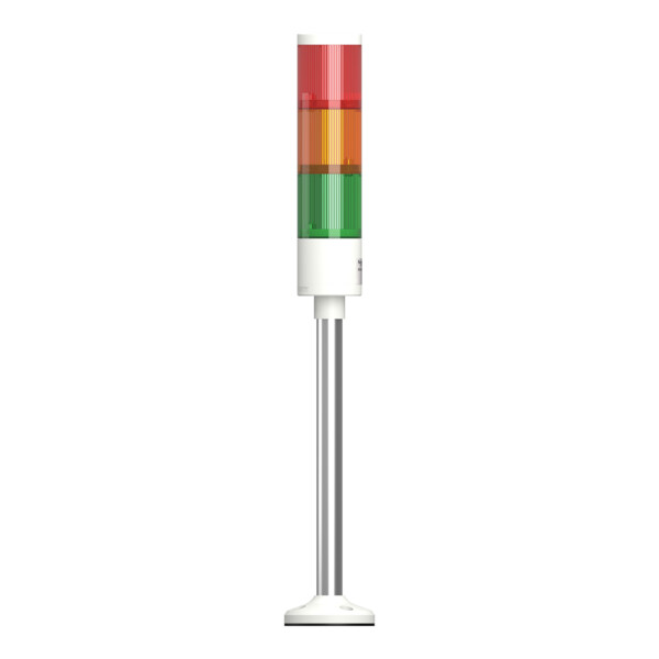 Harmony XVGK - Colonne monolithique - Ø50 - fixe R/O/V - 24V - socle - Schneider Electric - XVGKB3H