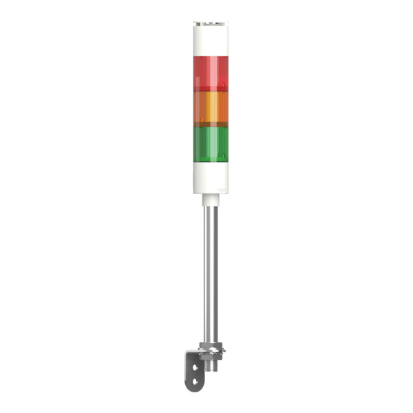 Harmony XVGK - Colonne monolithique - fixe R/O/V - 24V - buzzer - equerre - Schneider Electric - XVGKB3S